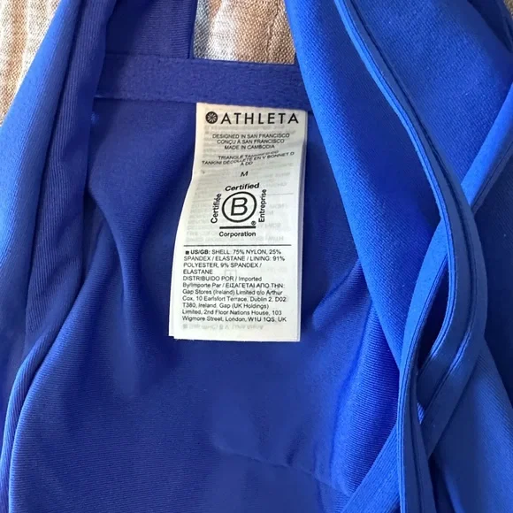 Athleta Royal Blue Swim top - Picture 3 of 4